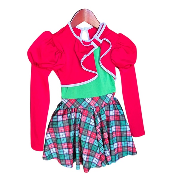 Revolution Dancewear CITY SIDEWALKS  Plaid Costume 🎄✨ - Picture 1 of 7